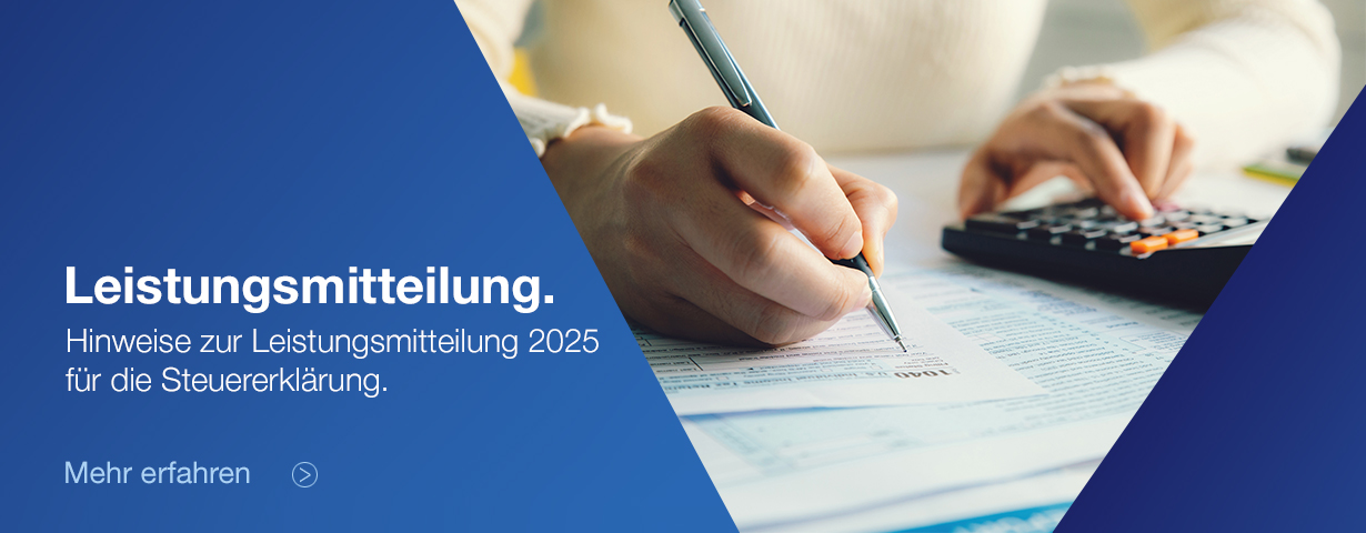 Hinweise zur Leistungsmitteilung 2025 für die Steuererklärung. Hinweise zur Leistungsmitteilung 2025 für die Steuererklärung.